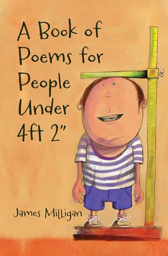 Book cover with cartoon of a child measured against a height chart.