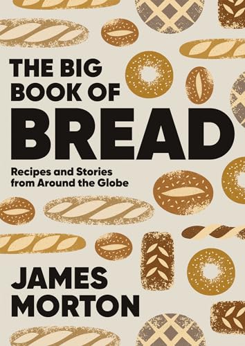 Book cover featuring illustrated breads and the title "The Big Book of Bread.
