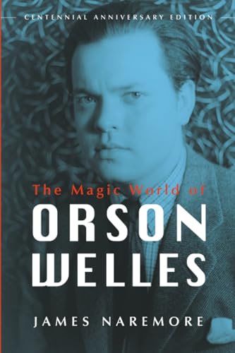 Book cover featuring a portrait of Orson Welles, titled "The Magic World of Orson Welles.