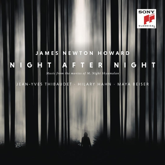 CD cover for "Night After Night" soundtrack, featuring a forest image.