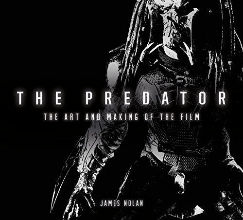 Book cover featuring a close-up, stylized portrait of the Predator.