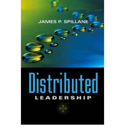 Book cover for “Distributed Leadership” by James P. Spillane, with water droplets.