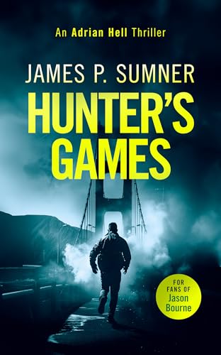 Book cover: man walking towards a bridge in foggy, dark scenery.