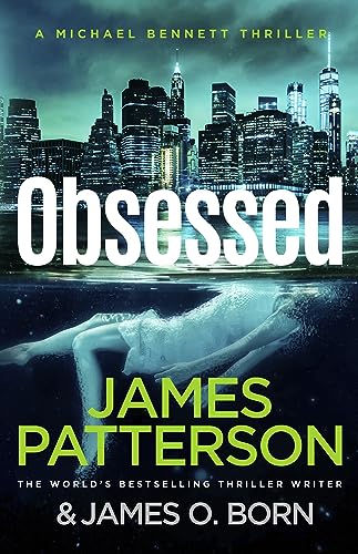 Book cover: “Obsessed” with a city skyline and submerged woman.