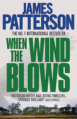 Book cover for When the Wind Blows by James Patterson featuring a bird silhouette.