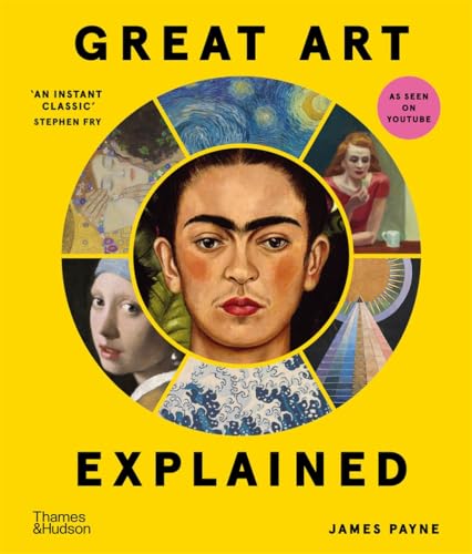 Book cover with a yellow background featuring a central portrait of Frida Kahlo.