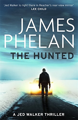 Book cover: man facing headlights on a dark, snowy road.