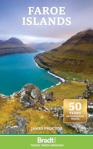 Book cover showing a scenic view of Faroe Islands mountains and a blue fjord.