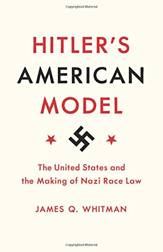 Book cover with title and author, featuring a swastika flanked by two red stars.