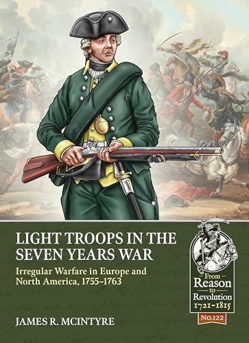 Book cover depicting a soldier from the Seven Years War, 1755-1763.