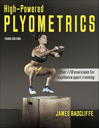 Book cover showing a woman performing a box jump exercise.