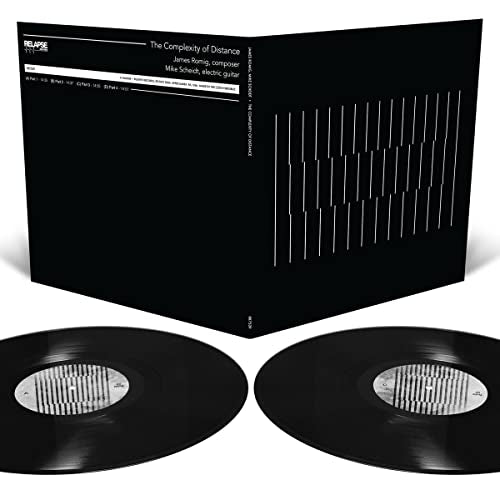 Black vinyl record set with abstract white line art on the cover.