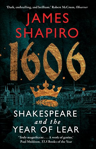 Book cover: "1606: Shakespeare and the Year of Lear" with a crown.