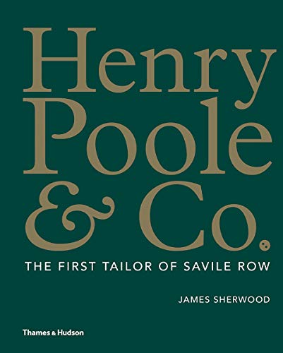 Book cover with gold text on a dark green background.
