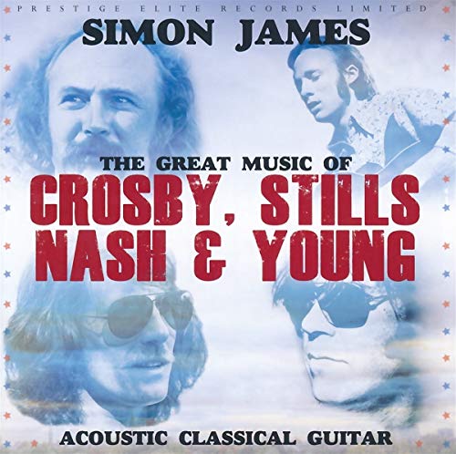 CD cover featuring Crosby, Stills, Nash & Young with star background.