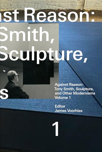 Book cover with a portrait of Tony Smith and geometric blue shapes.