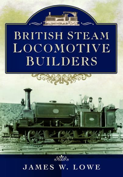 Book cover featuring a vintage British steam locomotive and title text.