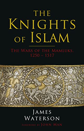 Book cover: “The Knights of Islam” with medieval Islamic art detail.