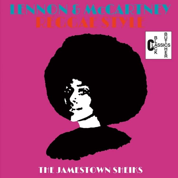 Album cover: “Lennon & McCartney Reggae Style” with a portrait of a woman.