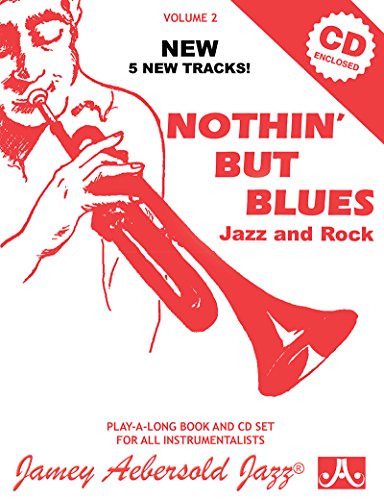 Red cover with a trumpet player, title "Nothin' But Blues" and "CD Enclosed".