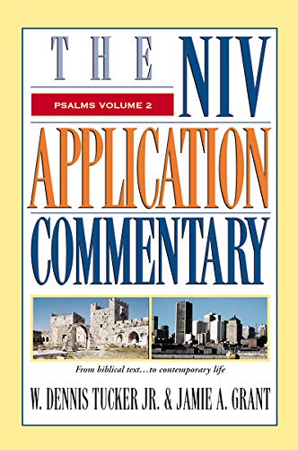 Book cover: "Psalms, Volume 2" NIV Application Commentary, with ruins and city image.