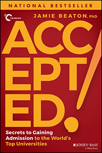 Book cover: "Accepted!" with large yellow text on a red background.