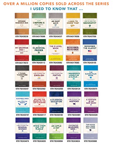 Grid of colorful book covers from the "I Used to Know That" series.