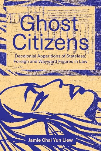 Book cover: "Ghost Citizens" with abstract illustration of a reclining figure.