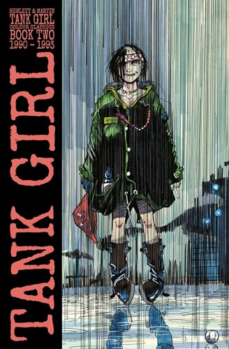 Comic book cover featuring a punk character in a green coat and black boots.