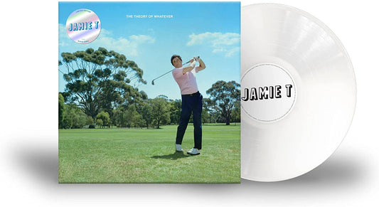 Album cover: man swinging a golf club on a green course.
