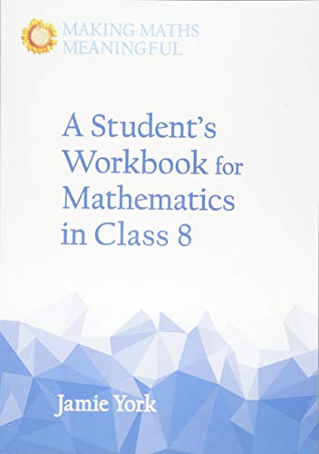 Blue cover of “A Student’s Workbook for Mathematics in Class 8.”