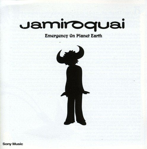 Jamiroquai album cover: black silhouette figure with horned head.