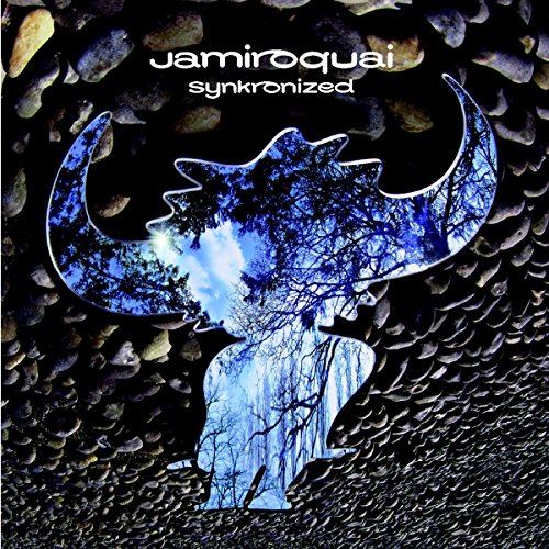 Jamiroquai’s “Synkronized” album cover: a moose silhouette with a sky background.