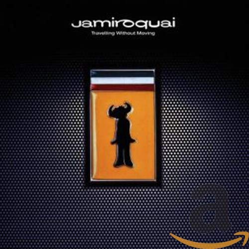 Jamiroquai album cover: orange rectangle with a silhouetted figure.