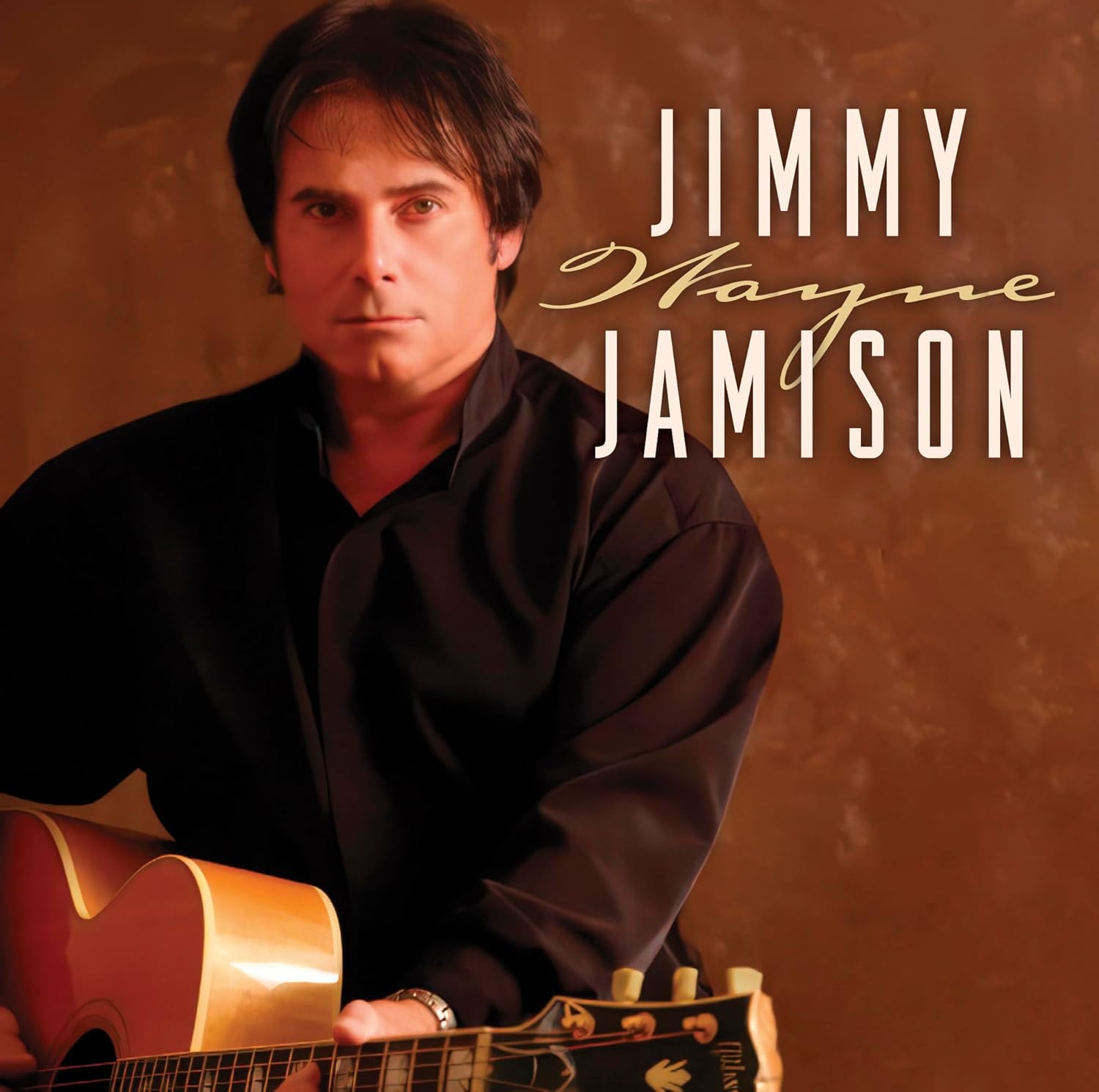 Jimmy Wayne Jamison album cover featuring a portrait and acoustic guitar.
