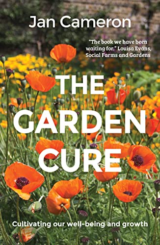 Book cover with vibrant orange poppies and large green title text.