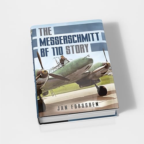 Book cover featuring a vintage Messerschmitt Bf 110 aircraft in flight.
