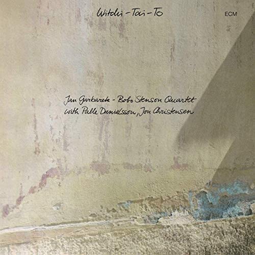 CD cover for Jan Garbarek & Bobo Stenson Quartet’s “Witchi-Tai-To”, beige texture.