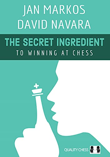 Book cover: "The Secret Ingredient" with chess piece and face silhouette.