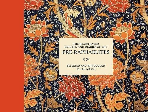 Book cover with orange floral pattern and central cream label with black text.