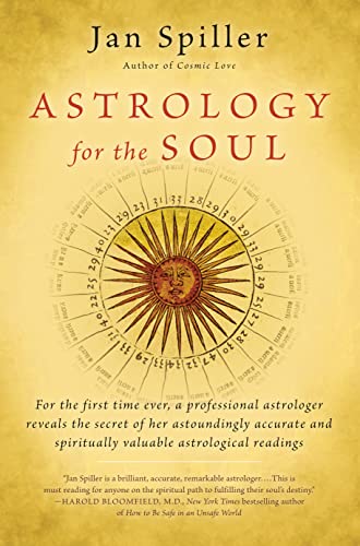 Book cover with sunburst design and astrology symbols on yellow background.