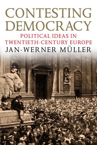 Book cover with a crowd scene and classical architecture in the background.