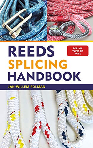 Book with sailing ropes on cover, conveying maritime theme and technical handbook content.