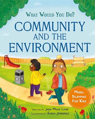Book cover with children in a park, titled "Community and the Environment".