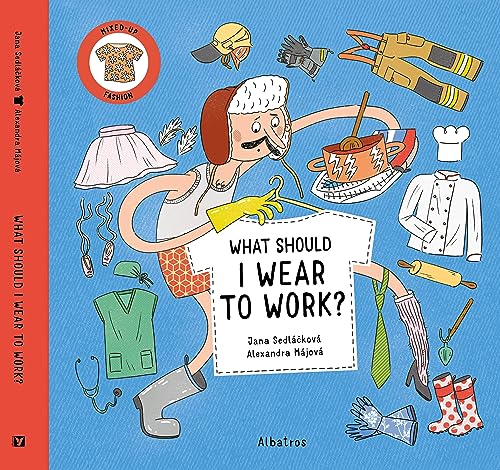 Book cover with illustrated figure surrounded by various work clothes and tools.