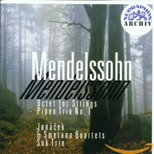 CD cover with a forest scene and text: "Mendelssohn Octet for Strings.