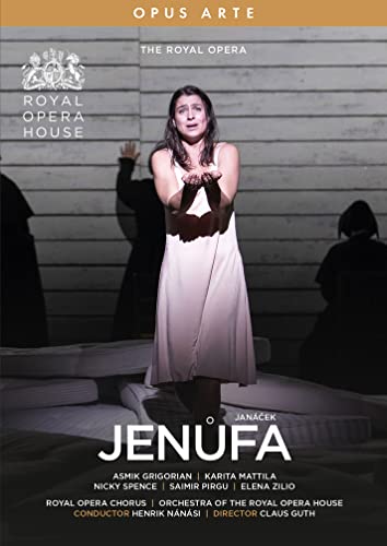 DVD cover for Janacek’s opera Jenufa, featuring Karita Mattila.