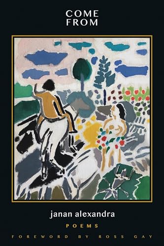Book cover: "Come From" with abstract painting of figures on horseback.