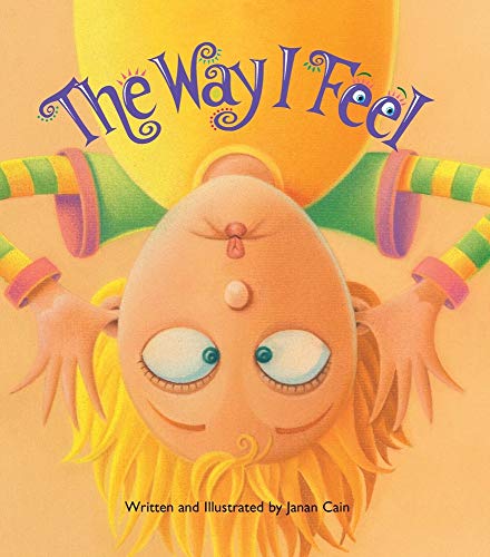 The cover of the book The Way I Feel shows a child upside down.