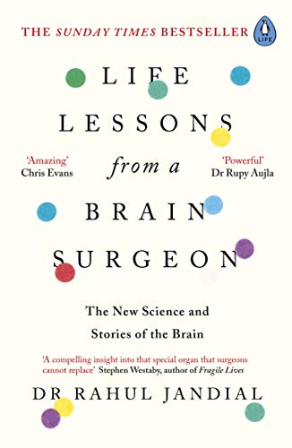 Book cover: "Life Lessons from a Brain Surgeon" by Dr. Rahul Jandial.